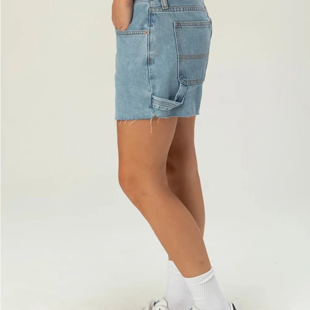 RSQ Light Blue Low-Rise Baggy Carpenter Jeans